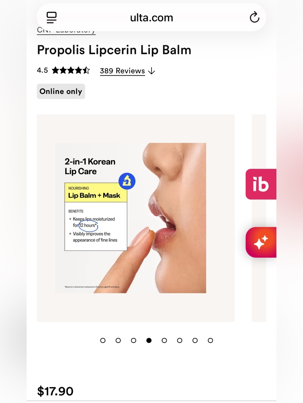CNP Laboratory Propolis Lipcerin Korean Lip Care– Caramel Latte - Picture 9 of 12